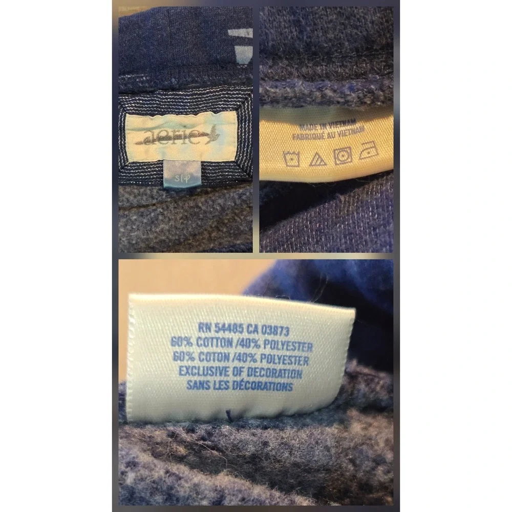 Aerie Blue Sailboat Print Knit Skater Mini Skirt Elastic Drawstring Size S NWOT